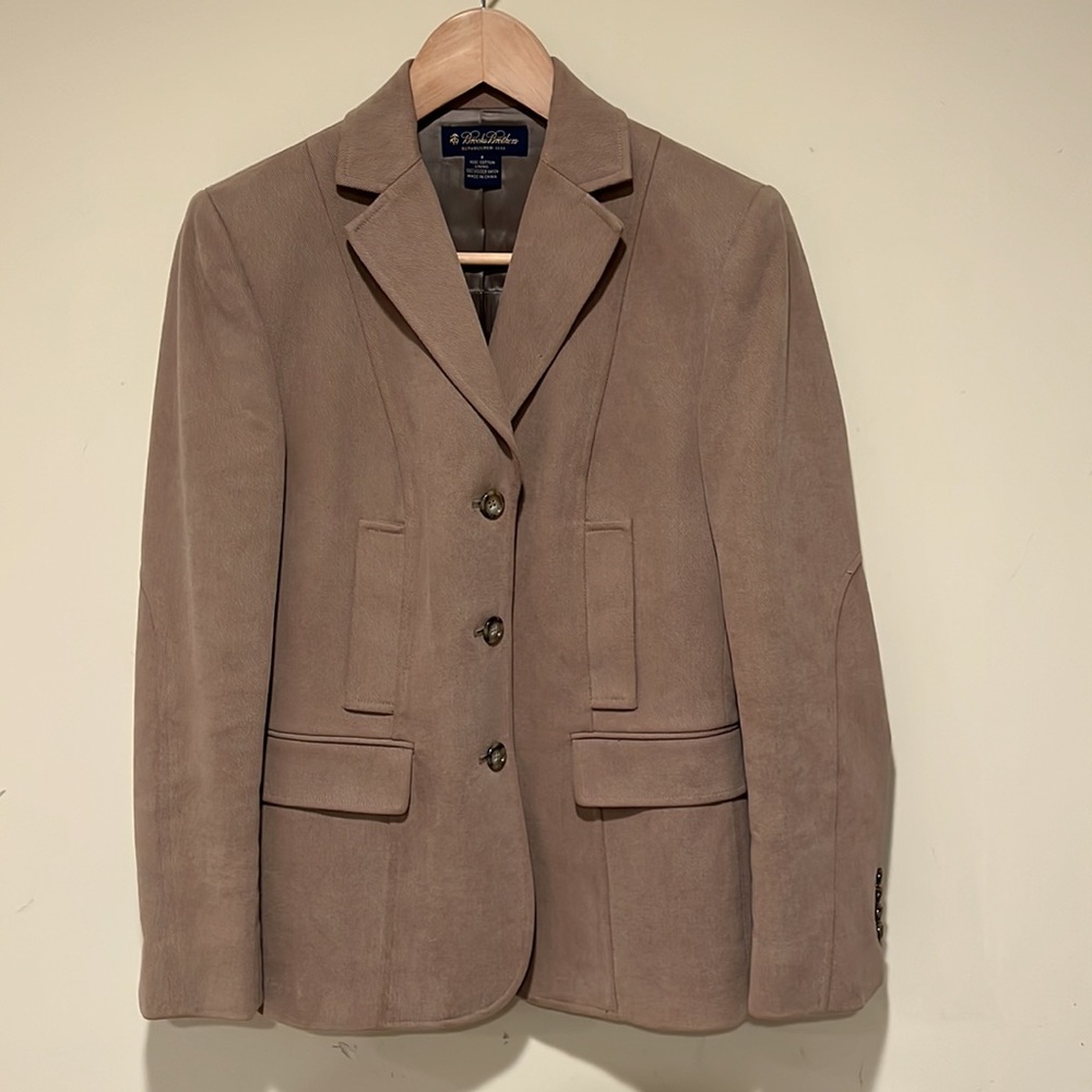 Brooks Brothers Jacket Blazer Button Brushed Cotton size 2